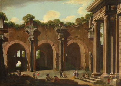 The Basilica of Constantine with a Doric Colonnade, 1685-90 by Niccolo Codazzi